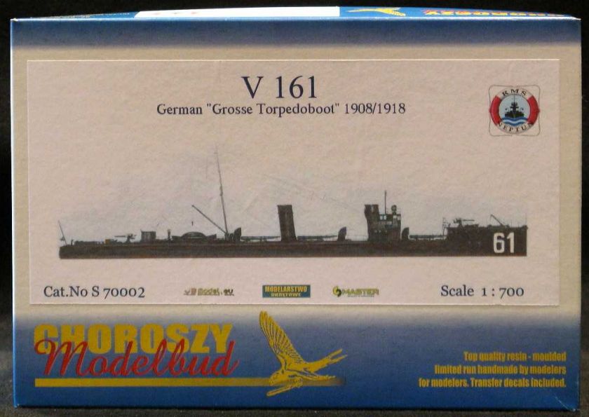 700 Choroszy V 161 German WWI Torpedo Boat *MINT*  