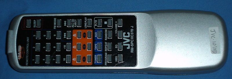 JVC 101ND CD REMOTE RM SPCXC370 J RM SPCXC370J PC XC370  