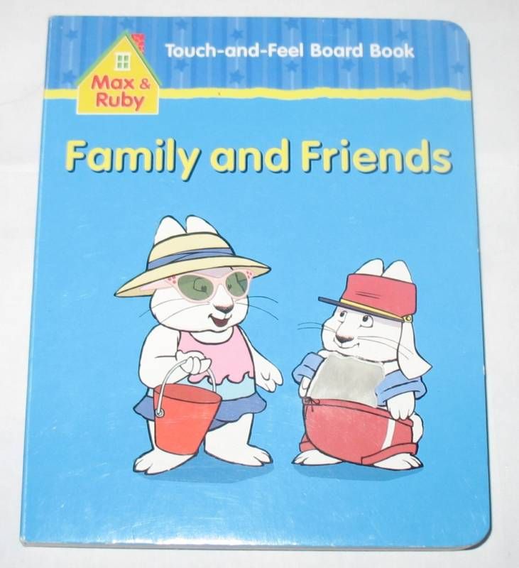 NEW FUN MAX AND RUBY TOUCH AND FEEL BOARD BOOK  