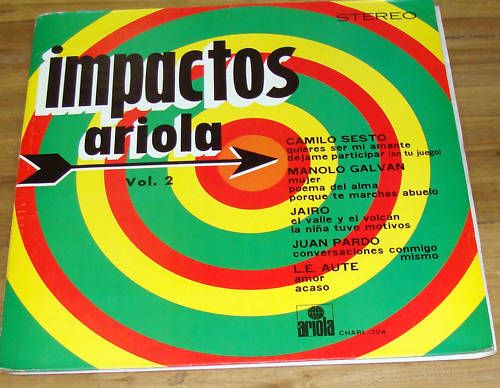 CAMILO SESTO OA IMPACTOS ARIOLA VOL 2 CHILE LP  