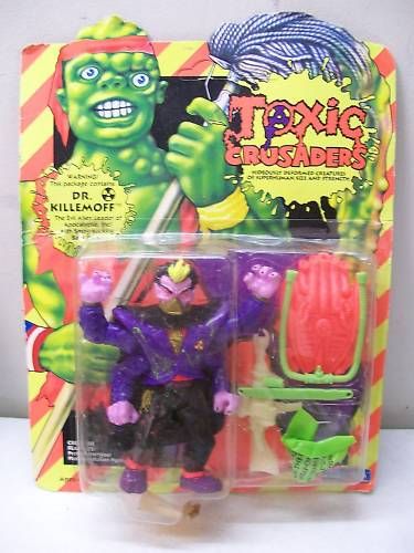 PLAYMATES TOXIC CRUSADERS DR KILLEMOFF FIGURE MOC  