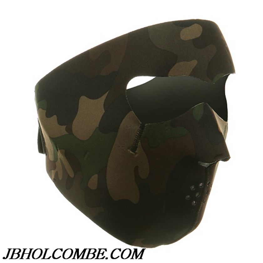 WOODLAND CAMO MILITARY TURKEY DUCK HUNTING SKI FACE FULL MASKS  