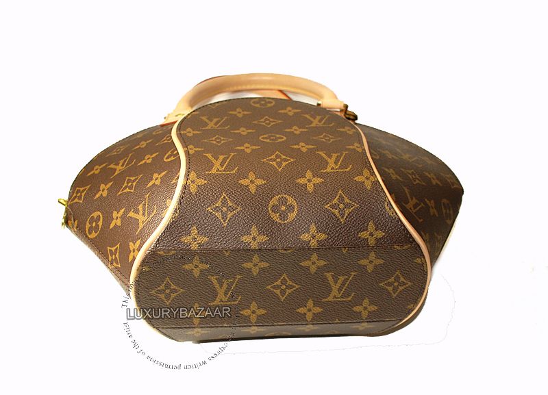 Louis Vuitton Monogram Canvas Ellipse MM Satchel Handbag  