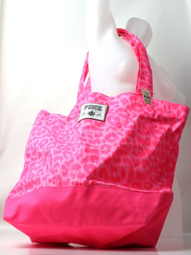 VICTORIAS SECRET LOVE PINK SHOULDER BAG TOTE ZIP TOP TRAVEL LARGE GYM 