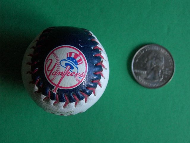 New York Yankees Jason Giambi Mini Baseball Steiner  