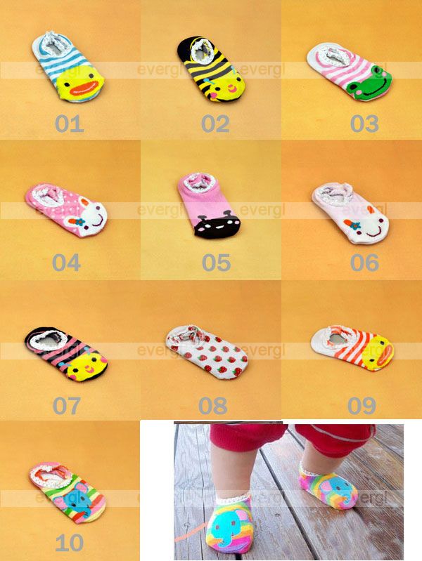 Unisex Baby Kids Toddler Girl Boy Anti Slip Socks Shoes Slipper  