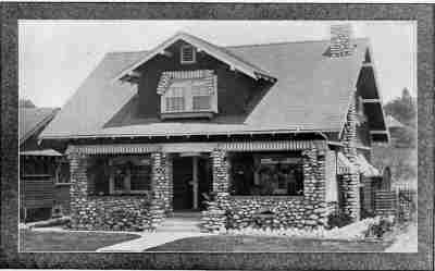 California Bungalow Plans Interiors   1909  