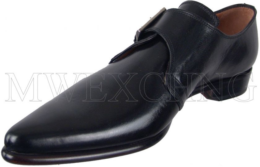 FRANCESCO BENIGNO BLACK ITALIAN LOAFERS SHOES UK 11  