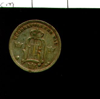 1896 Sweden 10 Ore       XF 1015  