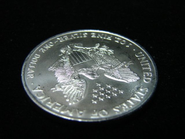   SILVER EAGLE WALKING LIBERTY DOLLAR BULLION COIN  NR Ω