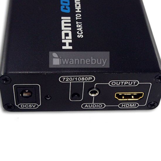 SCART to HDMI 1080p UPSCALER Converter Adapter Sky Wii  