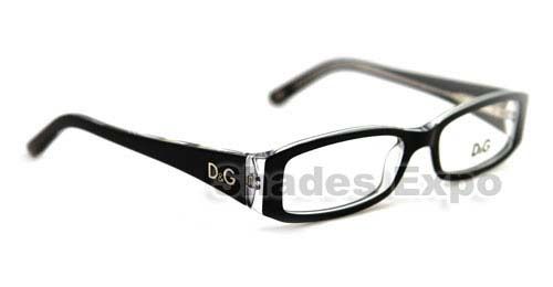 DOLCE&GABBANA D&G EYEGLASS RX DD 1179 BLACK DD1179 675 679420337791 