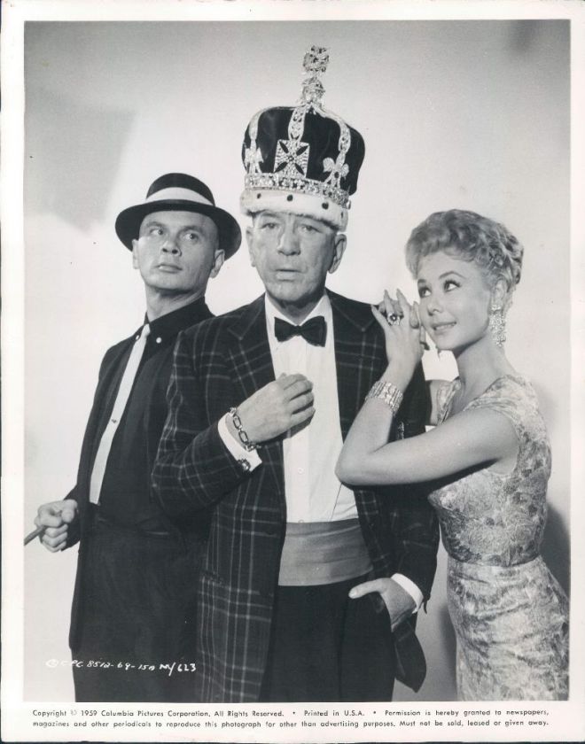 1960 Yul Brynner Noel Coward Mitzi Gaynor Actors Hollywood Stars Wire 