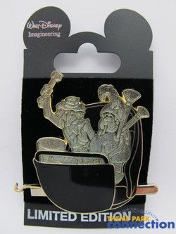   LE Haunted Mansion Doom Buggy Connector DRUM BAGPIPE GHOSTS Pin  