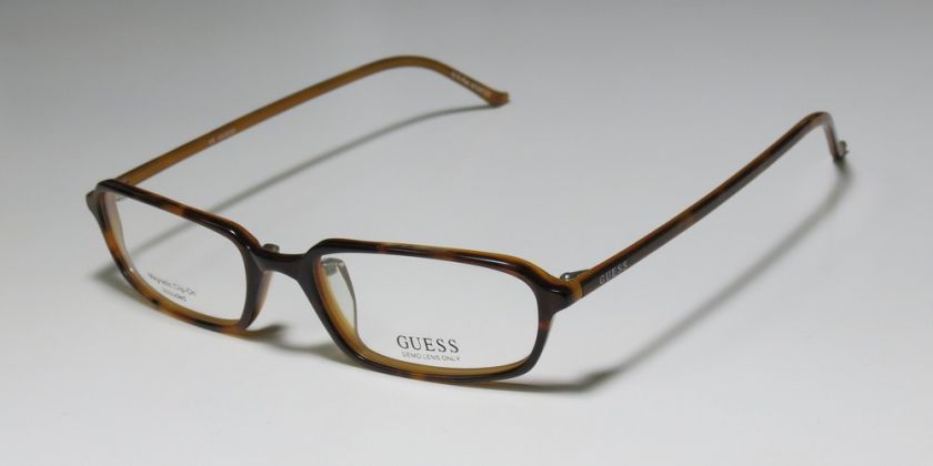 NEW GUESS 1331&CL 50 17 145 INTERCHANGEABLE LENS HAVANA EYEGLASS 