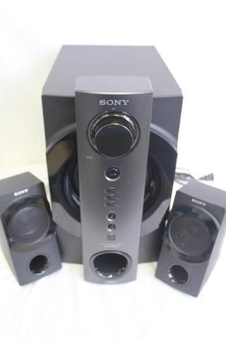 Sony SRSDB500 home audio subwoofer 2.1 Personal Speakers Black as is 