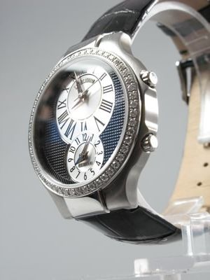 Philip Stein Ladies Teslar Diamond Watch Black BN £1400  