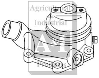 Case 1594 & 1690 Water Pump New  