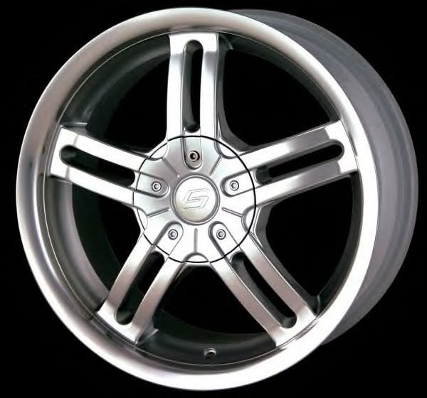 16 Sacchi S12 212 Custom Wheels Hyper Silver FWD 16x7  