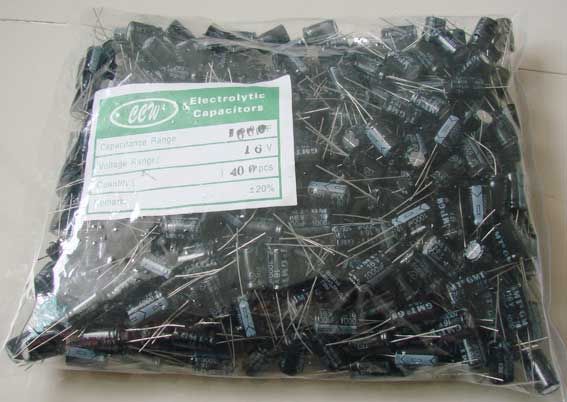 New 1000uF 16V Radial Electrolytic Capacitors 200 PCS  