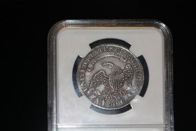 NGC 1833 CAPPED BUST HALF DOLLAR AU DETAILS  (NICE)  