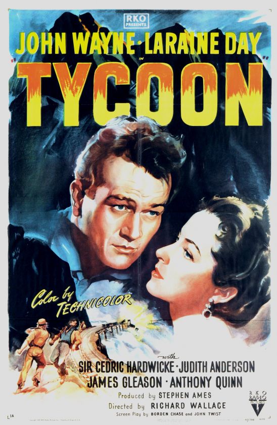 Tycoon 1947 Orig Movie Poster US One Sheet Very Fine  