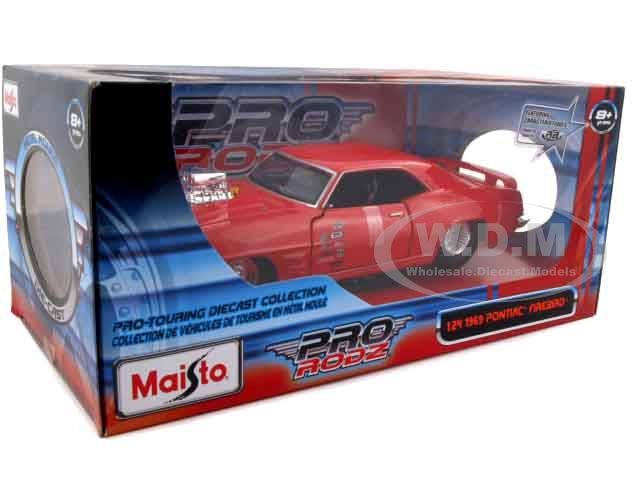   car model of 1969 Pontiac Firebird Pro Rodz die cast car by Maisto