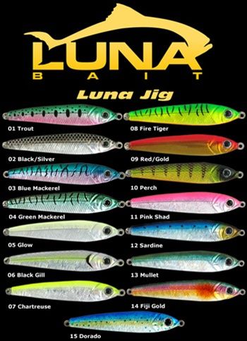 LUNA BAIT aka MEGABAIT LIVE JIG 3.5 oz SALTWATER FRESHWATER LURE 