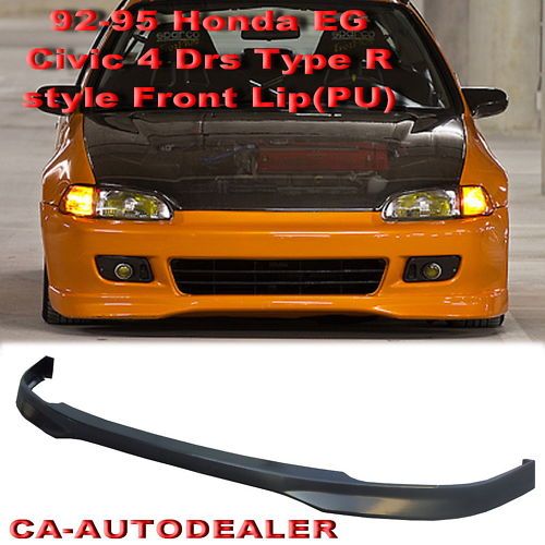 92 95 Honda Civic EG JDM Type R Front Bumper Lip Kit 4D on PopScreen