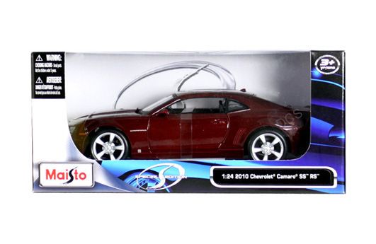 Maisto 2010 Chevy Camaro SS RS Burgundy 1/24 Diecast  