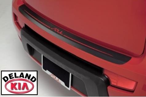 OEM 2012 Kia Soul REAR BUMPER APPLIQUE LOGO PROTECTOR  