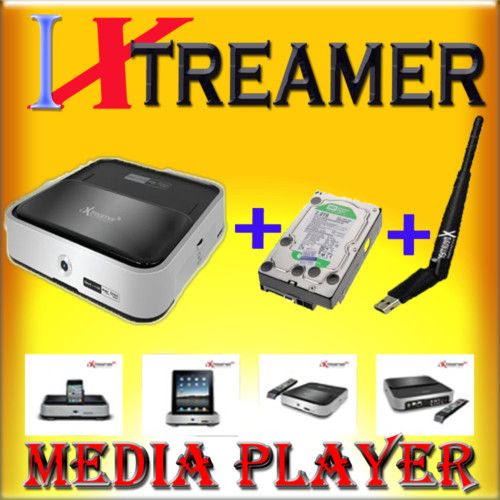 IXtreamer Media Player iPad Dock +WIFI+2TB HD XTREAMER  