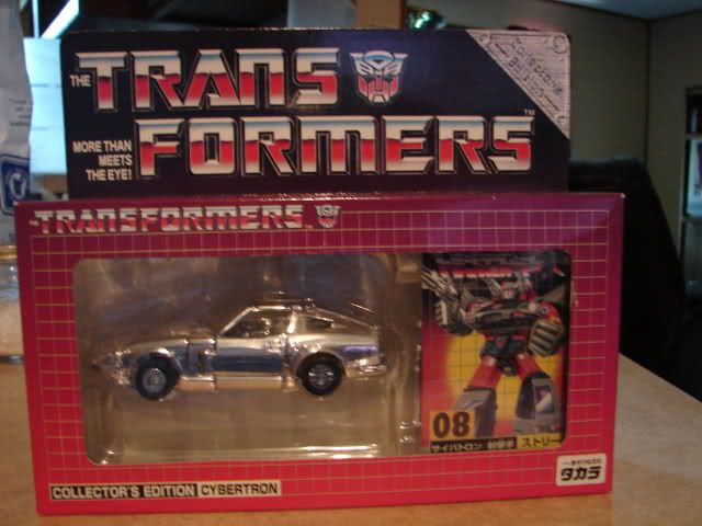 Takara Transformers E Hobby G1 Chrome Bluestreak MISB Diaclone  