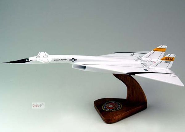 North American XB 70 Valkyrie Wood Airplane Model  