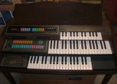 Wurlitzer Funmaker Electronic Organ 3 Row Touch Tone  