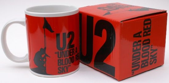 U2 Official Ceramic Coffee Cup Mug Gift Box New  