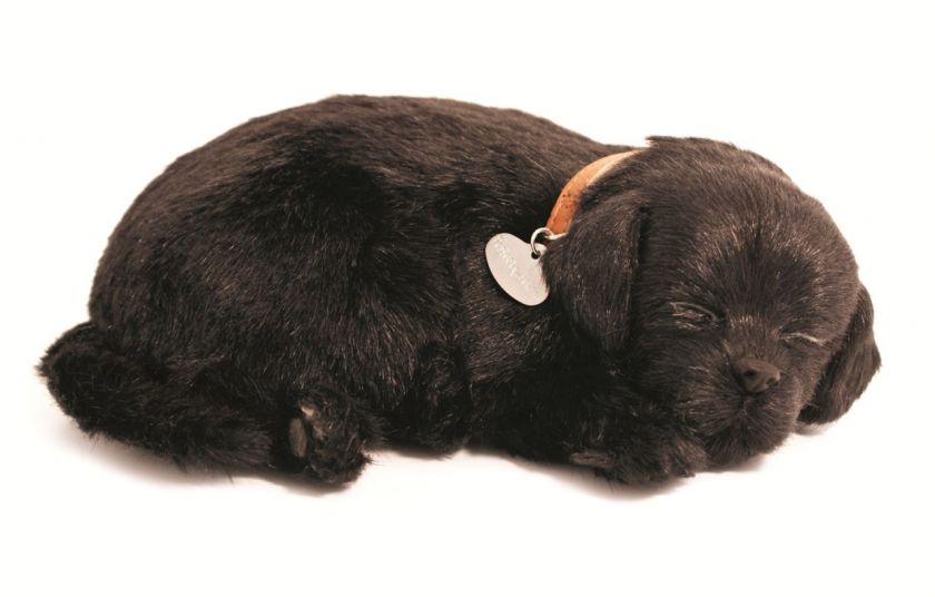 Perfect Petzzz Original Breathing Pet Cute Lab (Black)  