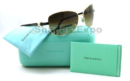 NEW TIFFANY & CO SUNGLASSES TF 3014 BLACK 6002/3B AUTH  