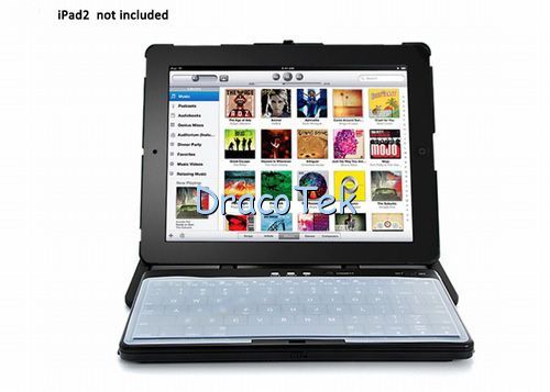 360 Degree Adjustable Bluetooth Slider Keyboard Case for iPad 2  a 