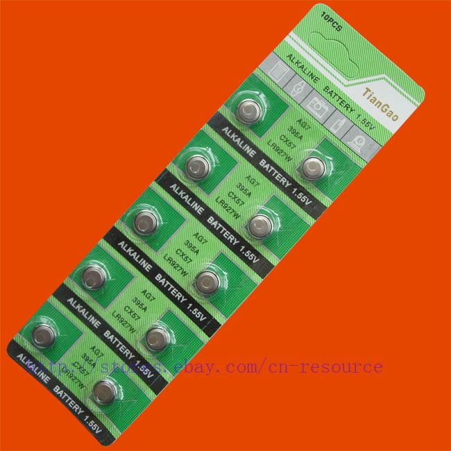 10X AG7 LR927 395 SR927SW alkaline battery FREES TQP  