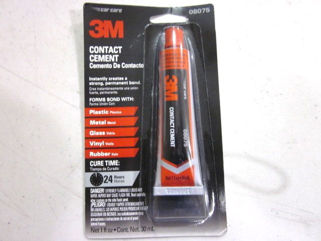 NEW 3M 08075 CONTACT CEMENT CAR CARE 1FL OZ  