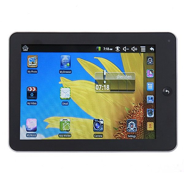   LCD Google Android 2.2 Tablet PC MID WM8650 WiFi Camera 4GB HDD  