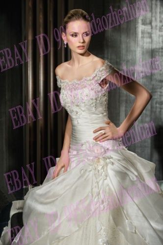 New white/ivory wedding dress custom size 2 4 6 8 10 12 14 16 18 20 22 