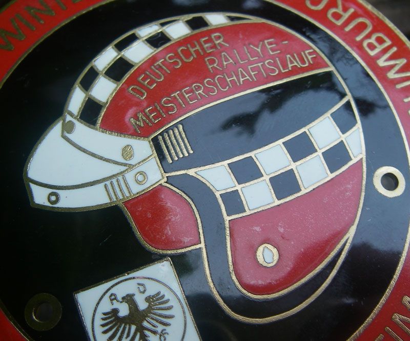 Porsche 934 RSR 911 CARRERA   WINTER RALLYE BADGE 1976  