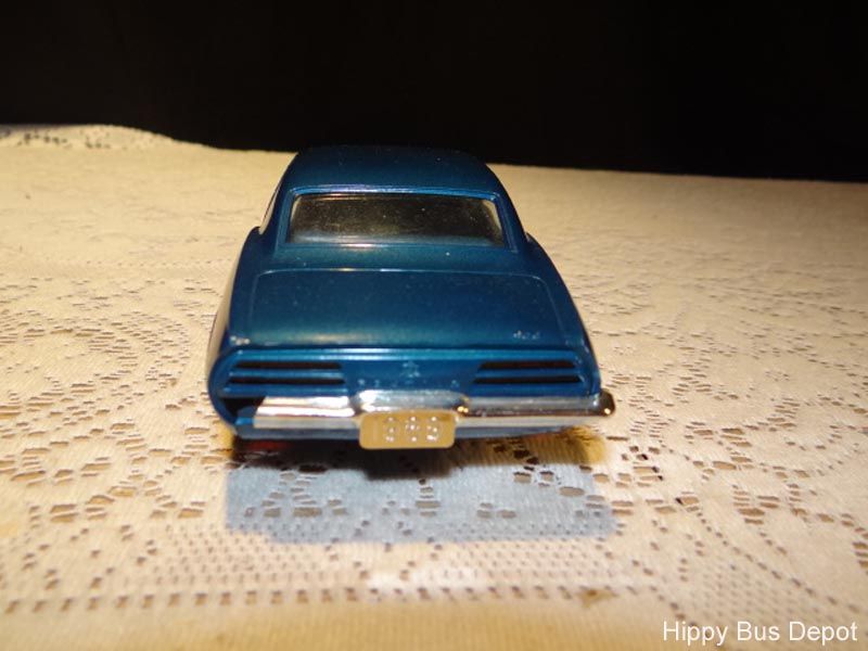 1969 Pontiac Firebird Coupe Windward Blue Metallic PROMO Model Car (no 