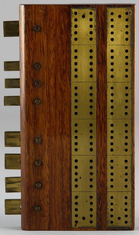 05595 Klik Whist Counter w/ Cribbage Board c. 1880  