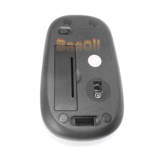 Black 2.4G USB Wireless Optical Mouse XP Vista Win7 Windows7 64 for 