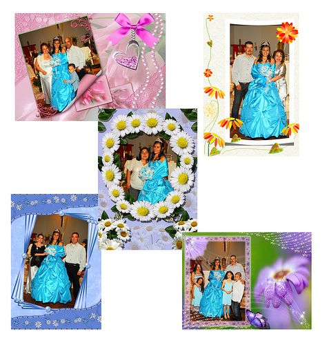 1000 Photoshop Templates for Quinceañera ,Quinceanera 609456756143 