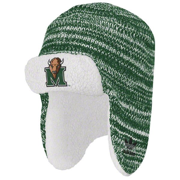 Marshall Thundering Herd adidas Trooper Sherpa Knit Hat  