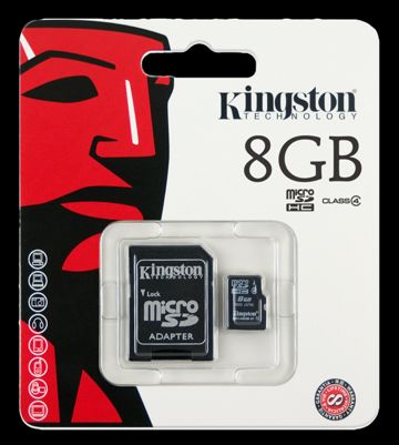 Kingston 8GB Micro SD Memory Card 8G Brand New Sealed retail package 